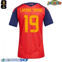 Maglie da calcio Spagna Lamine Yamal #19 Prima Maglia Femminile Mondiali 2026  Manica Corta